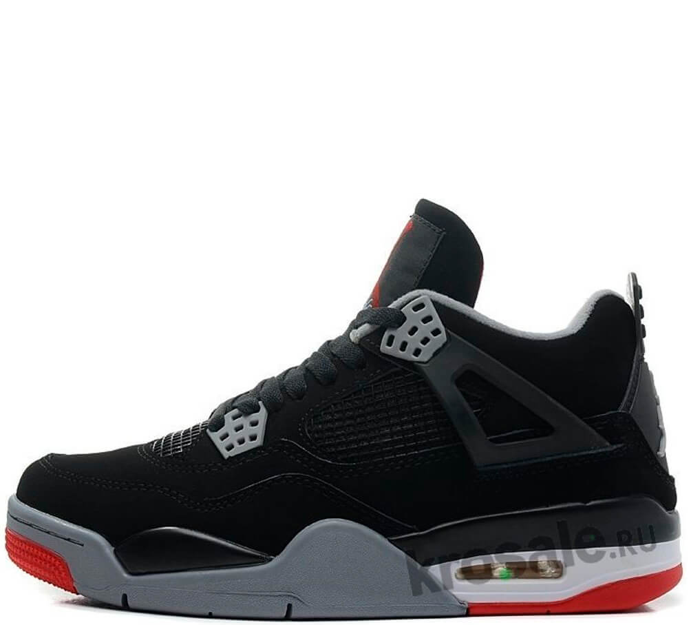 Кроссовки Nike Air Jordan IV 4 Retro Black Cement