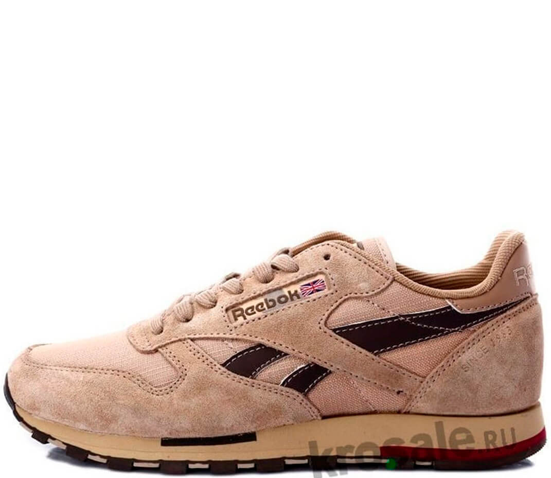 Кроссовки Reebok Classic Leather Utility Cement/Brown/Canvas/Earth