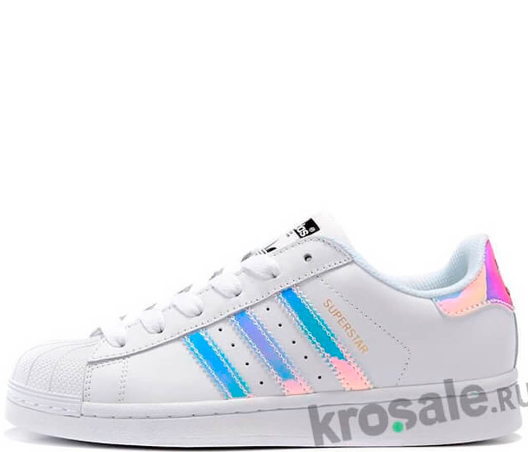 Кроссовки Adidas Superstar "Supercolor" White/Hologram