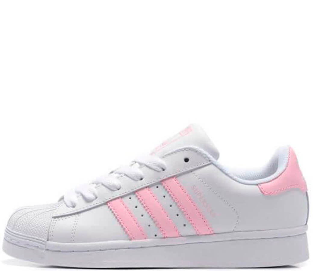 Кроссовки Adidas Superstar White/Pink