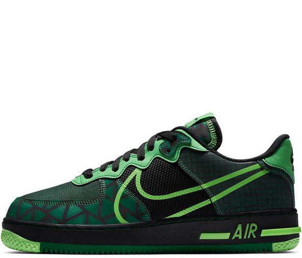 Кроссовки Nike Air Force 1 React Green/Black